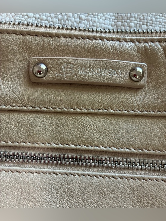 B. Makowsky Tan Crossbody Genuine
Leather Bag Purse - Picture 3 of 16